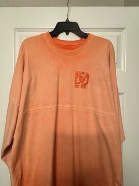 Disney Peach Orange Long Sleeve Tee